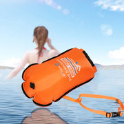 PVC Swimming Bucket Dry Bag Tow Float Dry Bag Double Air Bag Waterproof Double AirBags For Swimming Pool Open Water Sport Tools