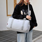 Travel Duffle Bag Business Travel Bag Adjustable Strap Overnight Crossbody Bag Dry and Wet Separation Gym Tote Bag for Men Women