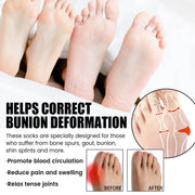 Unisex Anti-Bunions Health Sock Hallux Valgus Correcting Sock Aching Bunion Relief Breathable Foot Care Sock