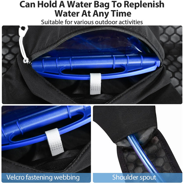 NEWBOLER Breathable Hydration Vest Trail Running Backpacks Lightweight Cycling Run Jogging Marathon Backpack Riding Climbing Bag