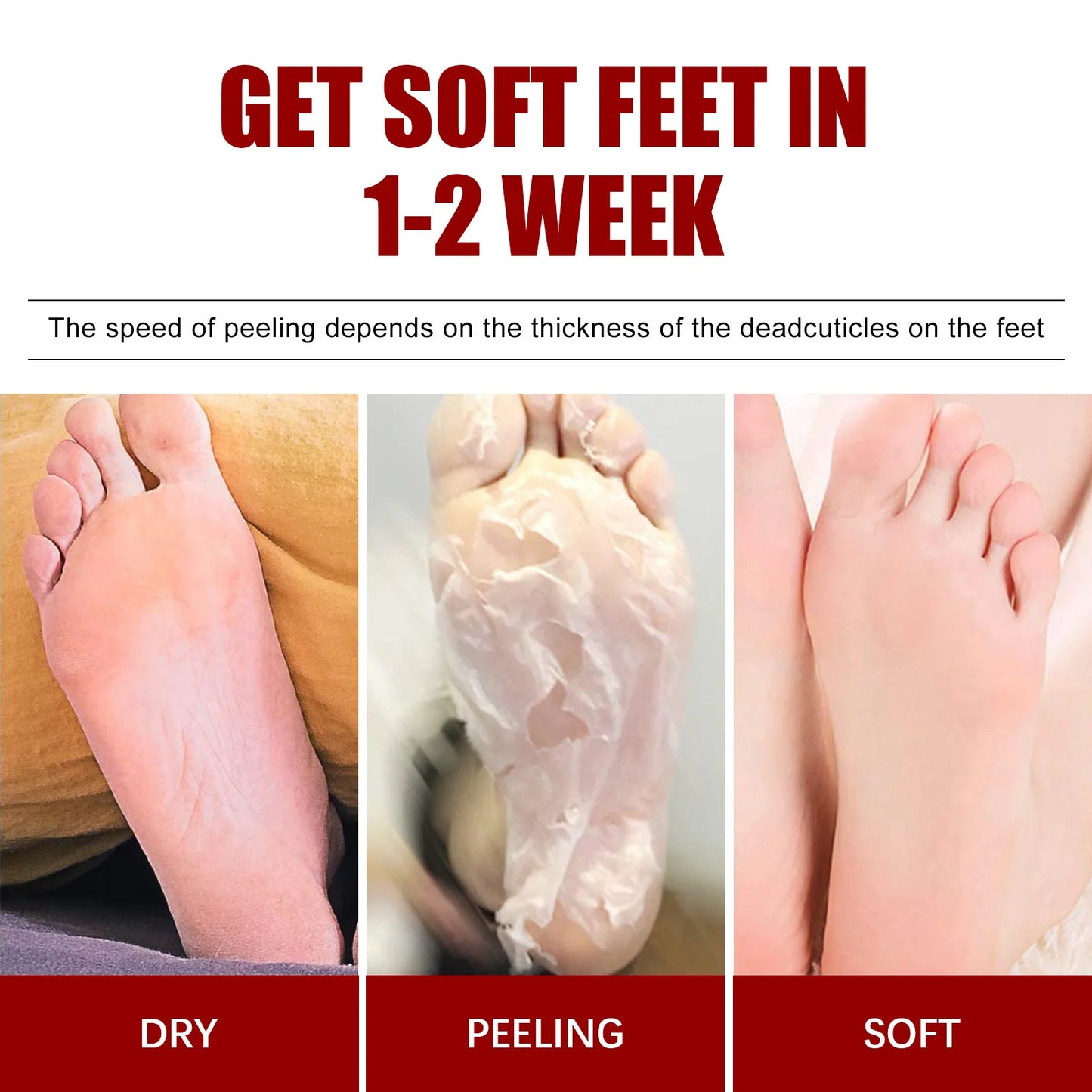 5/1Pair Feet Exfoliating Foot Masks Pedicure Socks Exfoliation Scrub for Feet Mask Pedicure Stone Foot Peeling Mask For Foot Spa