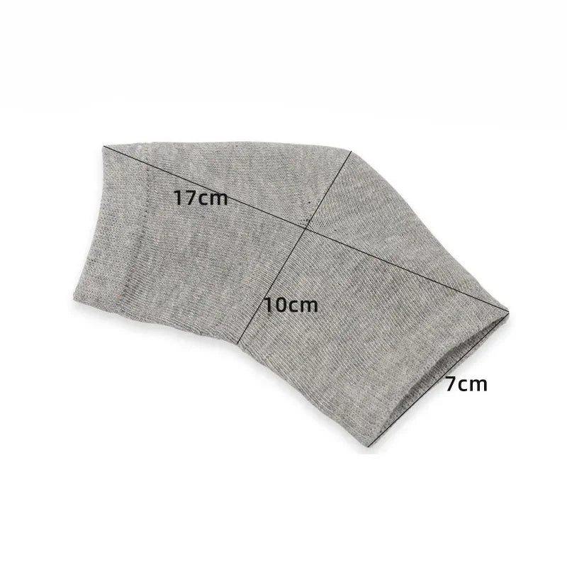 1Pair Silicone Moisturizing Gel Heel Socks Reusable Anti Cracked Chapped Foot Smooth Skin Care Exfoliating Foot Protector Tools
