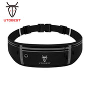 UTOBEST Professional Running Waist Bag Lightweight Thin Marathon Yoga Belt Pack Sports Pack Bags