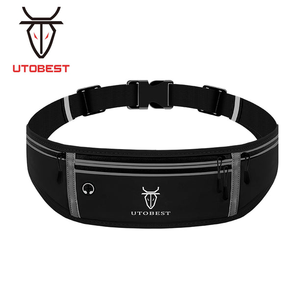 UTOBEST Professional Running Waist Bag Lightweight Thin Marathon Yoga Belt Pack Sports Pack Bags