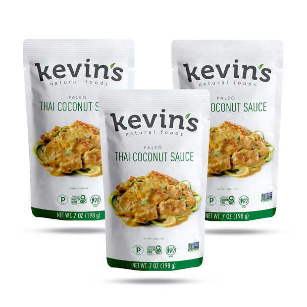 Kevin's Natural Foods Orange Sauce - Keto and Paleo Simmer Stir-Fry Sauce, Gluten Free, No Preservatives, Non-GMO - 3 Pack