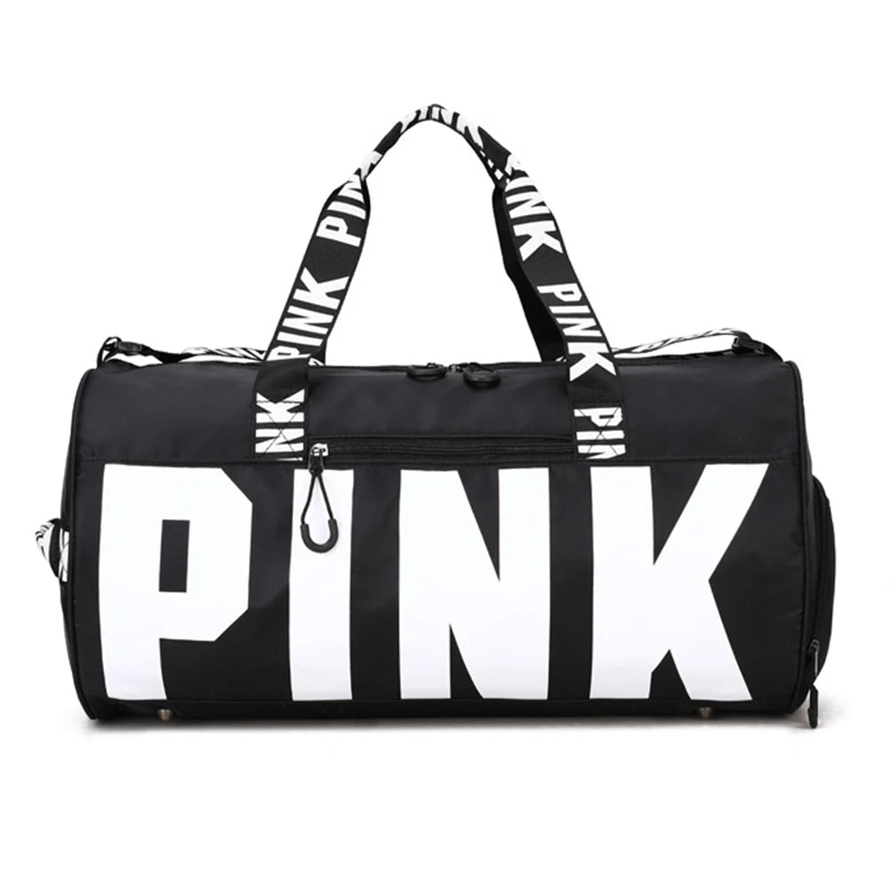 Handheld Fitness Bag Adjustable Shoulder Strap Dry Wet Separation Bags with Shoe Compartment Wear-resistant for Outdoor Football