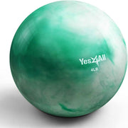 Yes4All Weighted Toning Balls for Exercise, Soft Medicine Balls for Exercise, Pilates, Yoga, Balance, Flexibility, 2-10lbs