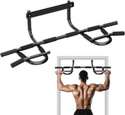 TOPOKO Upgrade Pull Up Bar for Doorway - Max Capacity 440 lbs, Portable Upper Body Workout Bar for Strength Training