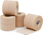 OK TAPE Elastic Adhesive Tape Bandage Tape Wrap - 4 Rolls, Flexible Stretch Bandages for Sports Ankle, Knee and Wrist Sprains (Beige,2 Inch Wide)