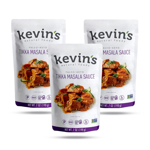 Kevin's Natural Foods Orange Sauce - Keto and Paleo Simmer Stir-Fry Sauce, Gluten Free, No Preservatives, Non-GMO - 3 Pack