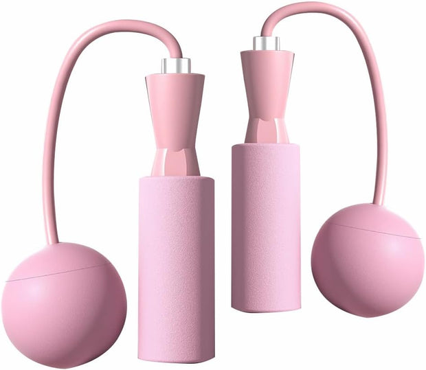 Weighted Jump Rope Without Rope Skipping Rope No Line Speed Rope Cordless For Fitness Workout Anywhere Ropeless Bod Rope for Exercise Training Beachbody Build