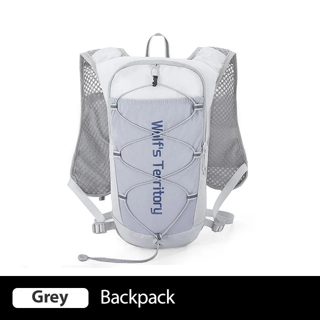 NEWBOLER Outdoor Trail Running Ultralight Backpack Running Hydration Vest Breathable Marathon Running Backpack Water Bottle