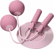 Weighted Jump Rope Without Rope Skipping Rope No Line Speed Rope Cordless For Fitness Workout Anywhere Ropeless Bod Rope for Exercise Training Beachbody Build