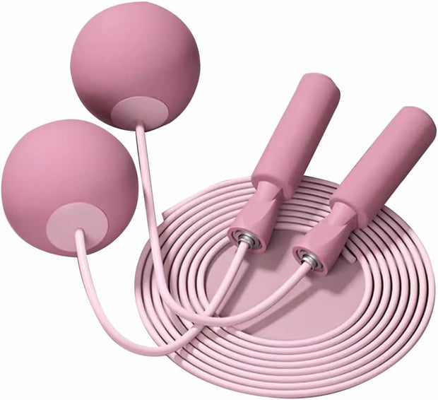 Weighted Jump Rope Without Rope Skipping Rope No Line Speed Rope Cordless For Fitness Workout Anywhere Ropeless Bod Rope for Exercise Training Beachbody Build