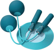 Weighted Jump Rope Without Rope Skipping Rope No Line Speed Rope Cordless For Fitness Workout Anywhere Ropeless Bod Rope for Exercise Training Beachbody Build