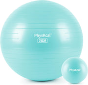 Yoga Ball for Exercise, Pilates Set, 4 Sizes Fitness Ball for Workout, Birthing, Pregnancy, Physical Therapy- Pump Included