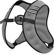 Weighted Vest Men or Women - 5/10/15/20/25/30lbs Weights with Reflective Stripe, Weighted Vest for Workout Equipment for Strength Training Running - Walking Weight Loss