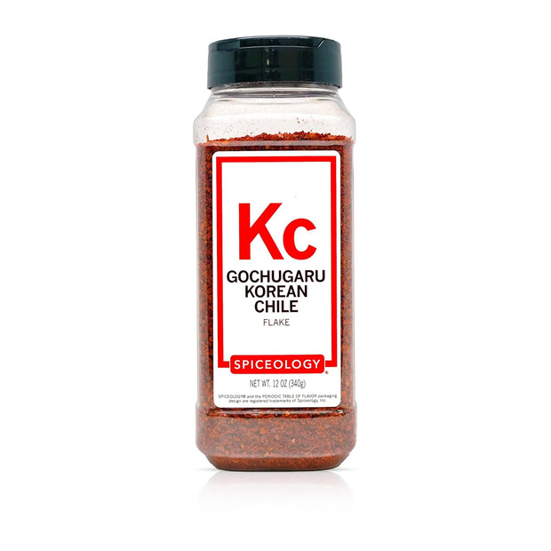 Spiceology – Gochugaru Korean Chile Flake – Mild, Fruity & Smoky Red Chili Flakes for Kimchi, Korean BBQ, Soups & Stir-Frys – Fresh-Ground, Chef-Quality – 12 oz