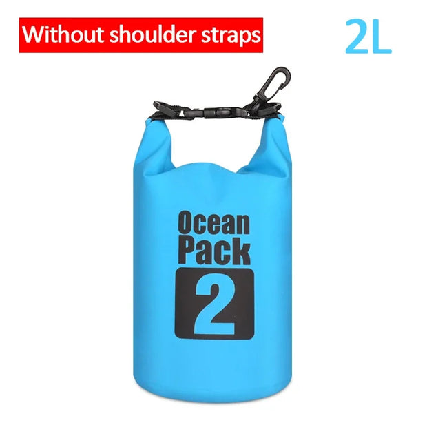 Waterproof PVC Dry Bag for Women Men 2L/5L/10L/15L/20L/30L Outdoor Sport Storage Bag for Kayaking, Boating, Fishing, Swimming