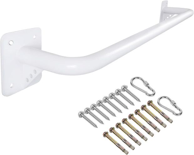 Wall Mounted Doorway Pull Up Bar, Heavy Duty Strength Training Pull-Up Bars for Doorframe, Support Beam or Joist Mount Thick Metal Sturdy Construction Support 500 lbs