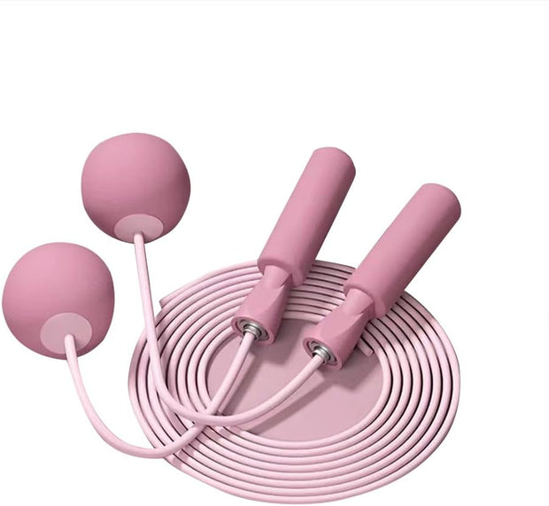 Weighted Jump Rope Without Rope Skipping Rope No Line Speed Rope Cordless For Fitness Workout Anywhere Ropeless Bod Rope for Exercise Training Beachbody Build