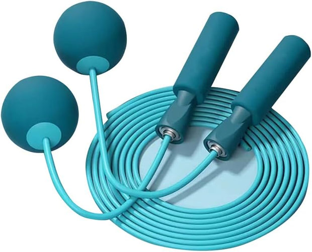 Weighted Jump Rope Without Rope Skipping Rope No Line Speed Rope Cordless For Fitness Workout Anywhere Ropeless Bod Rope for Exercise Training Beachbody Build