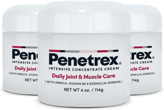 Penetrex Joint & Muscle Therapy - Soothing Muscle Rub for Back, Neck, Hands, Feet - Premium Whole Body Rub with Arnica, Vitamin B6 MSM & Boswellia - Non-Greasy 2oz Cream
