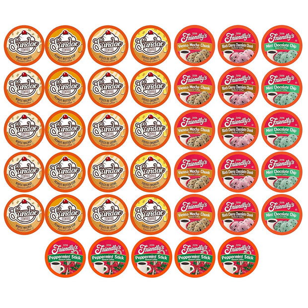 Two Rivers Coffee Hot Chocolate Pods Single Serve Cocoa Variety Sampler Pack Compatible with 2.0 Keurig K-Cup Brewers, 40 Count