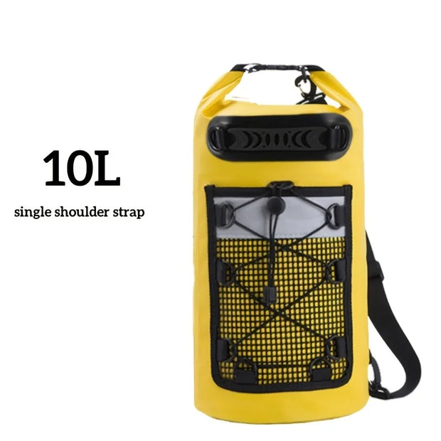 Swimming PVC Pack Dry Bag Backpack for Women Men 10L 20L Waterproof Shoulder Kayak Trekking Drifting Rafting Surfing Boating Bag