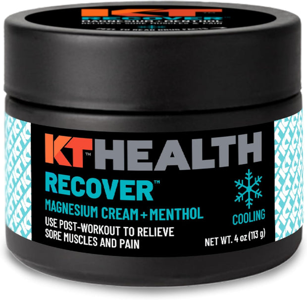 KT Health, Magnesium Cream, Activate - Warms & Loosens Tight Muscles - Use Pre-Workout to Reduce Stiffness
