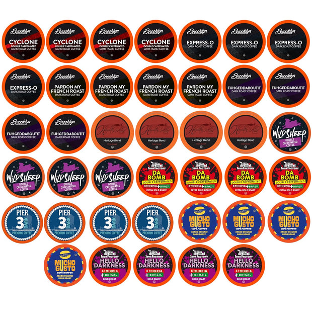 Two Rivers Coffee Hot Chocolate Pods Single Serve Cocoa Variety Sampler Pack Compatible with 2.0 Keurig K-Cup Brewers, 40 Count