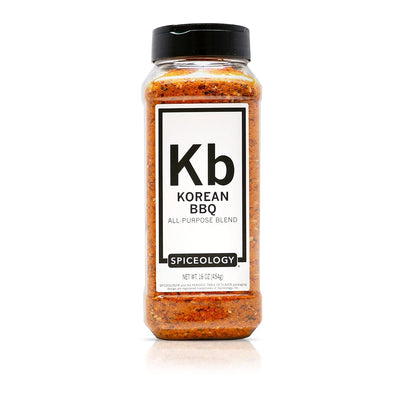 Spiceology – Korean BBQ Seasoning – Sweet & Savory Asian Rub with Gochugaru, Sesame, Soy – Great for BBQ, Bulgogi, Ramen, Stir Fry, Steak, Pork & Chicken – Korean Spice Blend & Dry Rub – 16 oz