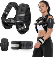 Weighted Vest Woman 5 12 15 20 25 30 lb Weight Vest with Ironsand for Walking Strength Training Running Workout