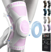 NEENCA Professional Knee Brace for Pain Relief, Medical Knee Support with Patella Pad & Side Stabilizers, Compression Knee Sleeve for Meniscus Tear, ACL, Joint Pain, Runner, Workout - FSA/HSA Eligible
