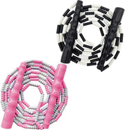 Ponydash Jump Rope, Jump Ropes for Kids, 2 Pack Kids Jump Rope Lightweight &Adjustable &Durable jumping rope for Fitness-Speed Jump Rope for Women Men Youth, Foam Grips Handles for, Workout