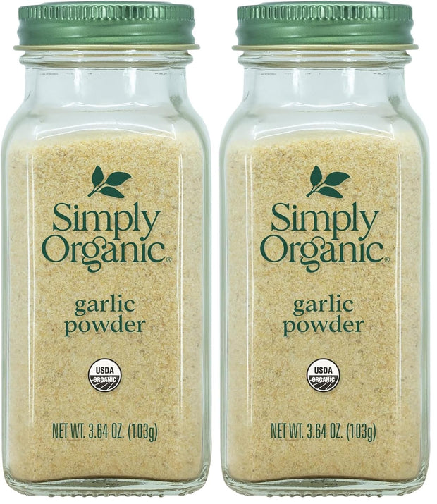 Simply Organic Garlic Powder Certified Organic, 3.64-Ounce Container