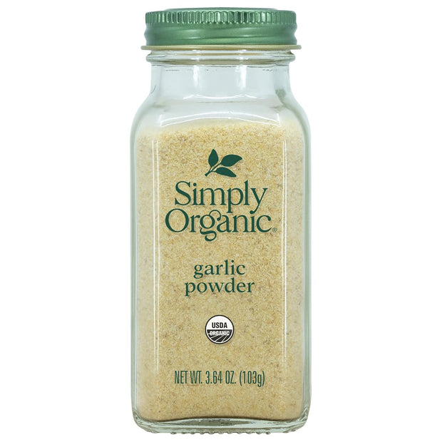 Simply Organic Garlic Powder Certified Organic, 3.64-Ounce Container
