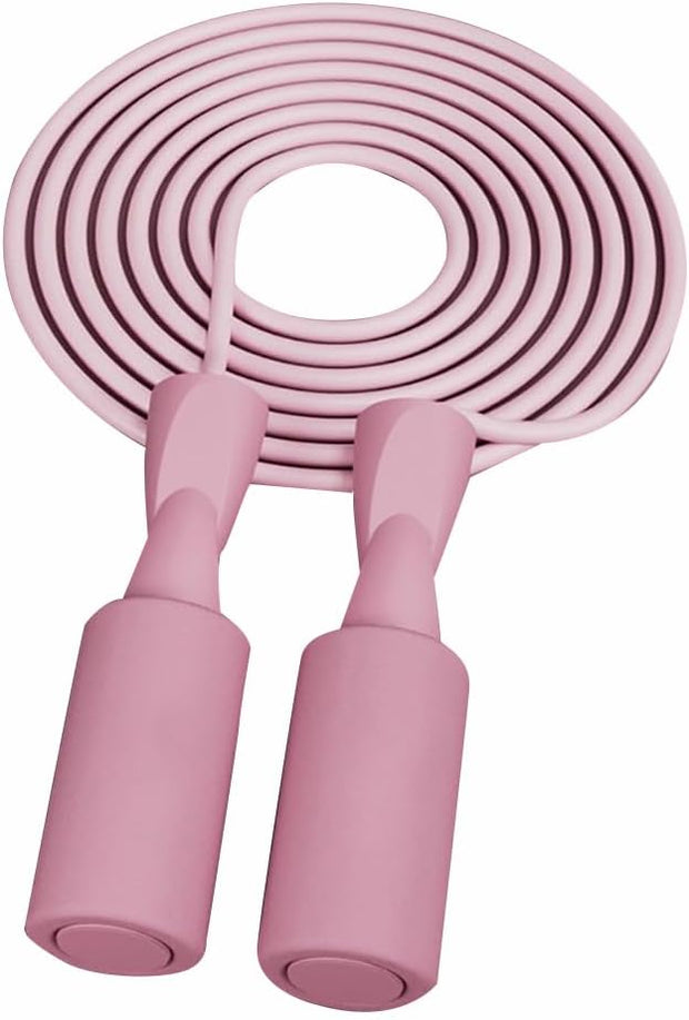 Weighted Jump Rope Without Rope Skipping Rope No Line Speed Rope Cordless For Fitness Workout Anywhere Ropeless Bod Rope for Exercise Training Beachbody Build