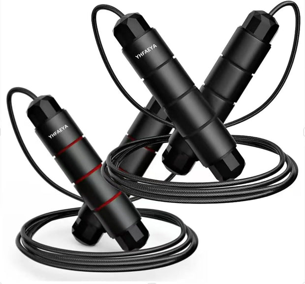 Jump Rope,Adjustable Jumping Rope,Tangle Free Fast Ball Bearings Skipping Ropes,Suitable for Men, Women, and Kids,Fitness,Workout and Slimming at Home,School.