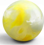 Yes4All Weighted Toning Balls for Exercise, Soft Medicine Balls for Exercise, Pilates, Yoga, Balance, Flexibility, 2-10lbs