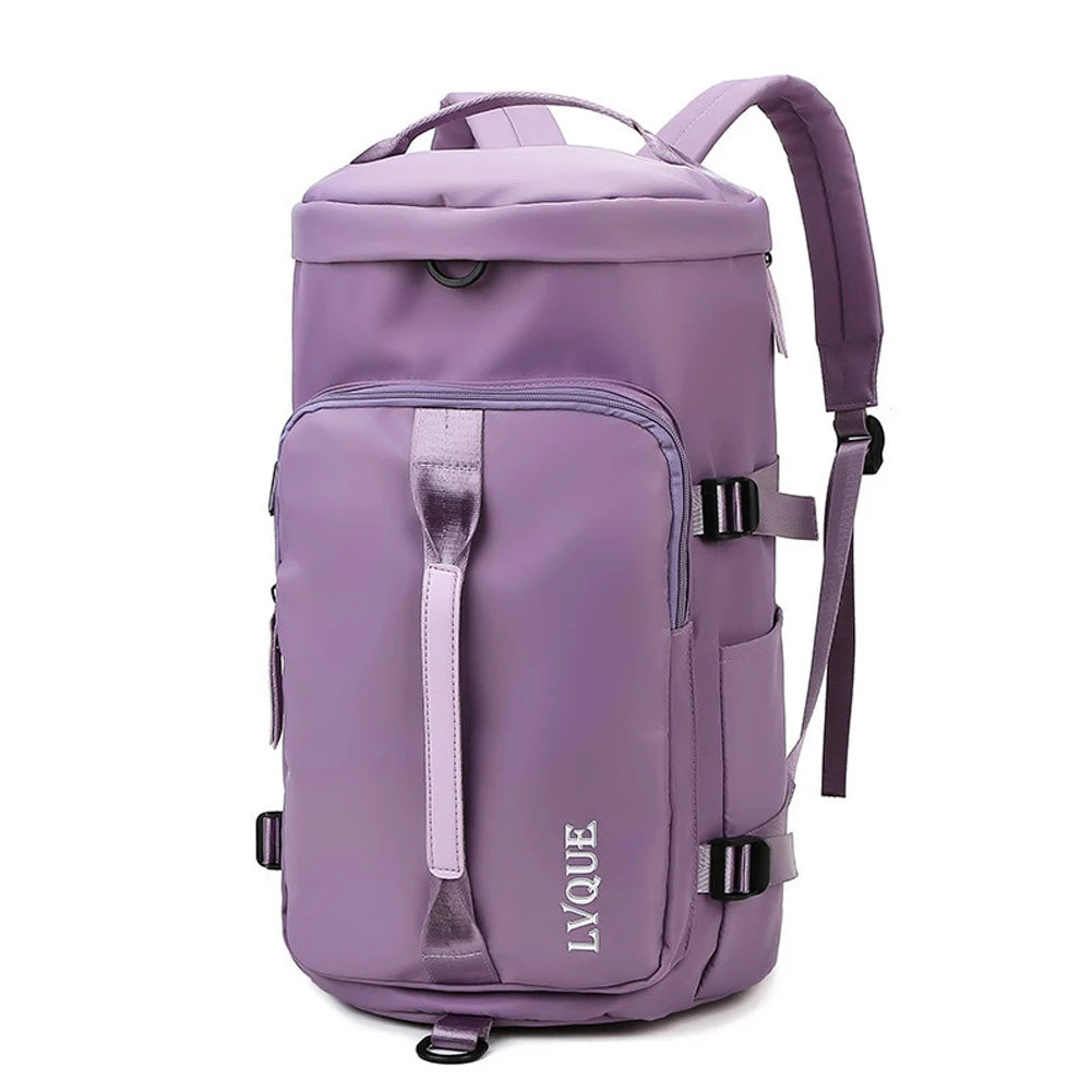 Oxford Cloth Gym Backpack Compartment Travel Knapsack Independent Shoe Position Large-capacity for Men Women for Trekking Travel