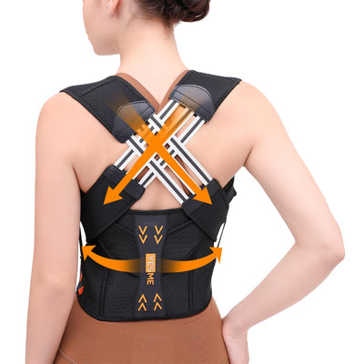 Posture Corrector-Back Brace for Men and Women, Adjust Posture To Limit Hunching, Support Back And Neck Pain, Improve Your Figure, Stretchable And Breathable, Adjustable Size (Small)