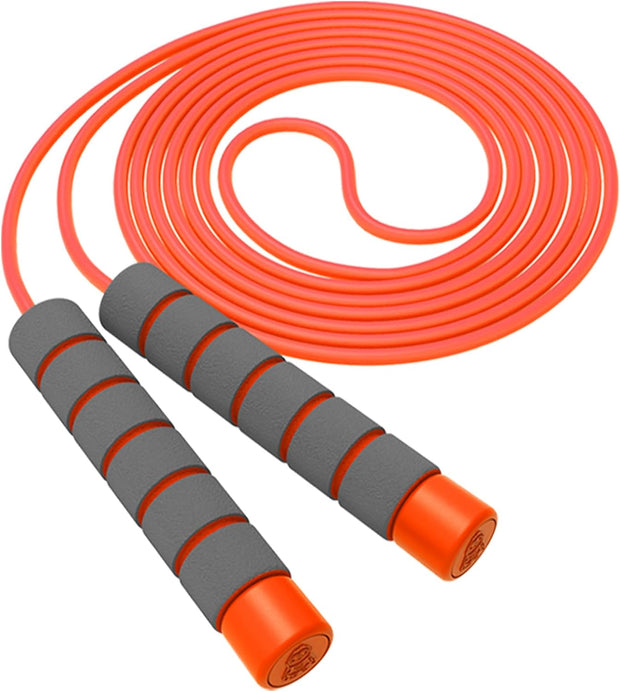 Jump Rope For Kids,Jump Rope Kids,Adjustable Soft Skipping Rope,Toddler Jump Rope With Skin-Friendly Foam Handles For Kids, Boys,Girls,Women, Men,Exercise Activity,Outdoor Fitness