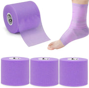 OK TAPE Pre Wrap Tape (4-Rolls) - Athletic Foam Underwrap for Sports, Protect for Ankles Wrists Hands and Knees, 2.75 Inches x 30 Yards - Black/Pink/Beige/White