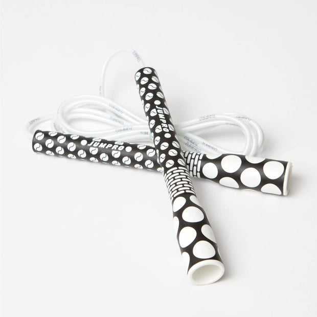 Skipping Jump Rope for Fitness Workout - Light Weight, Adjustable, Tangle Free, Excellent line control for Cardio Boxing, CrossFit, Training Exercise All Ages and Gender ( Special Luxury, KA-220, Made in Korea)