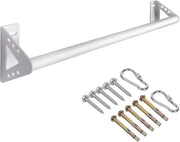 Wall Mounted Doorway Pull Up Bar, Heavy Duty Strength Training Pull-Up Bars for Doorframe, Support Beam or Joist Mount Thick Metal Sturdy Construction Support 500 lbs