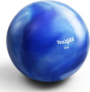 Yes4All Weighted Toning Balls for Exercise, Soft Medicine Balls for Exercise, Pilates, Yoga, Balance, Flexibility, 2-10lbs