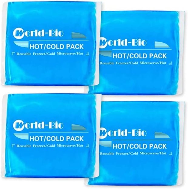 Soft Ice Packs Reusable Gel Pack 2, Hot and Cold Gel Ice Packs for Injuries, Headaches, Joint Pain Relief, Comfort Ice Pack Flexible Therapy on Neck, Ankle, Knee, Leg, Shoulder, Elbow, Wrist, Feet