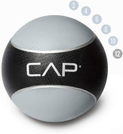 WF Athletic Supply Medicine & Exercise Ball - Durable Rubber & Consistent Weight Distribution; Comfort Textured Grip for Strength, Balance & Core Training, Multiple Choices Available