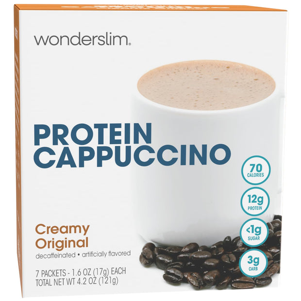 Wonderslim Protein Hot Chocolate with Marshmallows, Hot Cocoa, Low Sugar, Low Carb, Keto Friendly & Gluten Free (7ct)